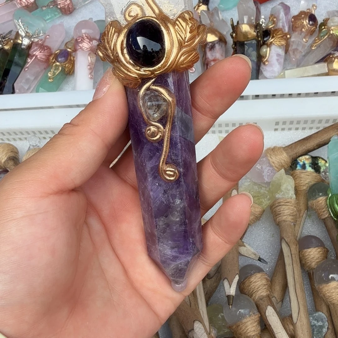 噗****未镶嵌颈饰紫晶紫水晶