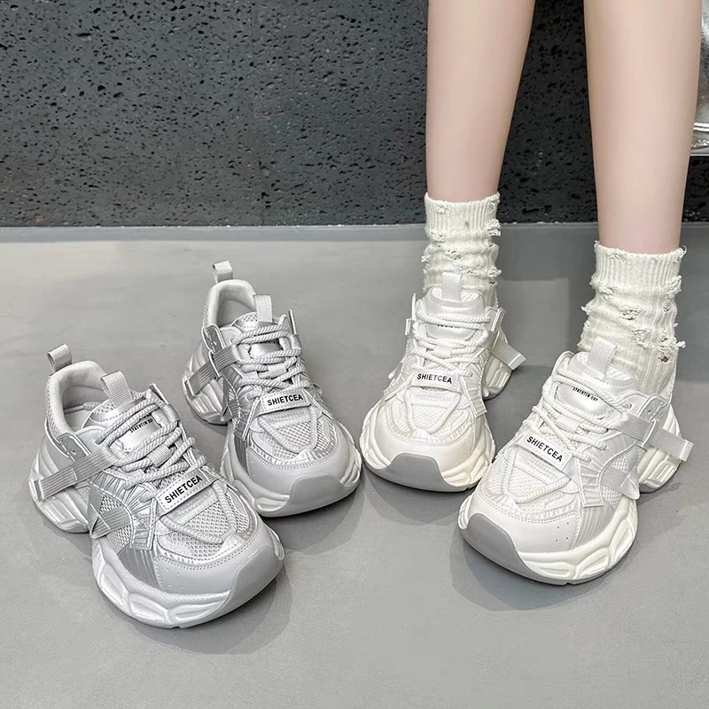 厚底老爹鞋百搭潮流休闲鞋女款舒适春秋老爹鞋