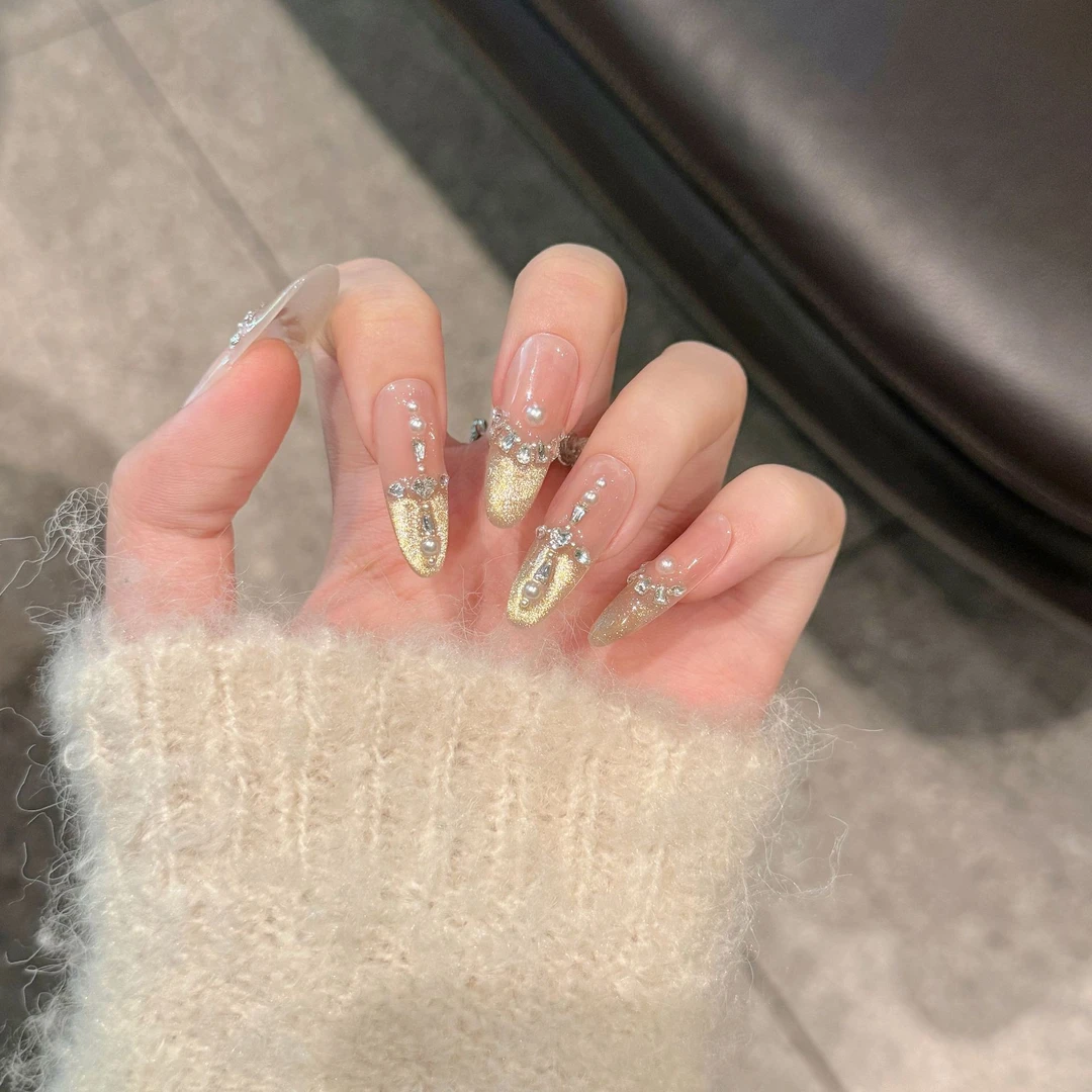 【橘糖梦境】高货精品手作穿戴甲高级感猫眼工厂假指甲