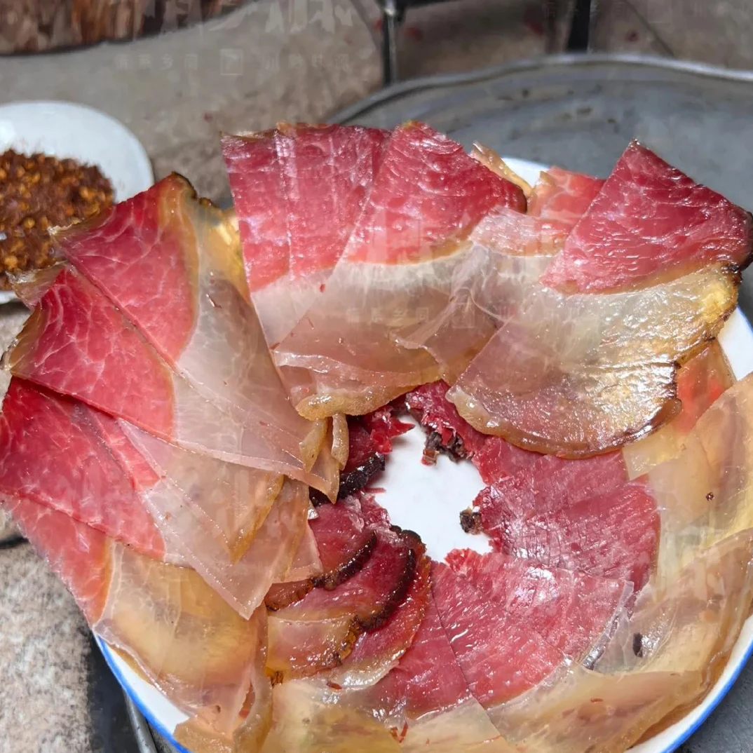 【腊后腿肉】偏瘦后腿肉圆尾肉二刀肉恩施农家柴火烟熏腊肉