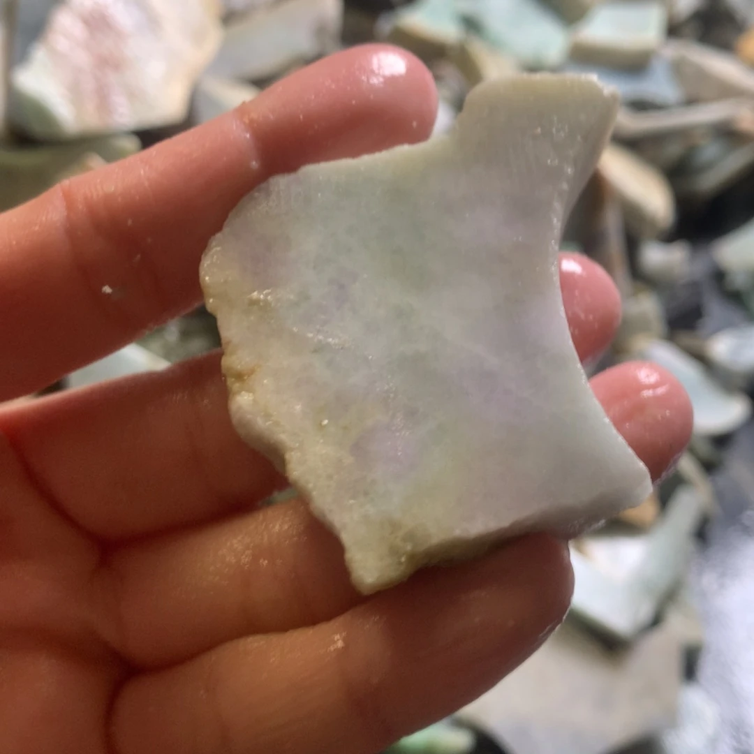 翡翠颈饰未镶嵌缅甸翡翠