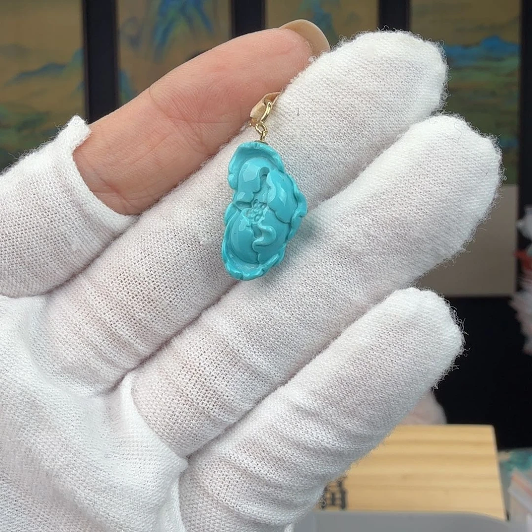 绿松石未镶嵌珠宝奇石