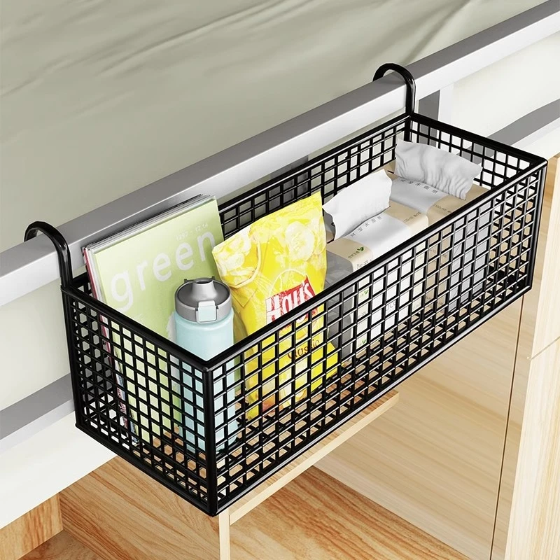 床头置物架学生寝室收纳床边挂篮零食收纳架上铺悬挂储物宿舍好物