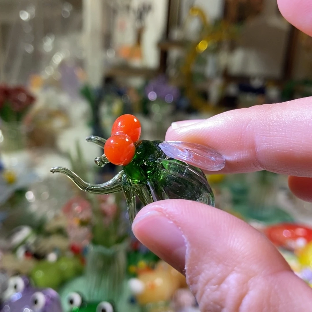 琉璃手工艺品苍蝇的