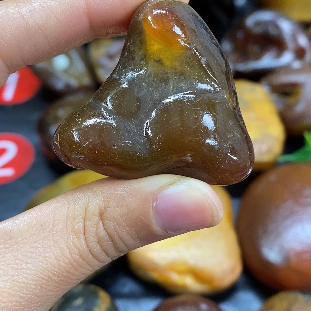 玛瑙/玉髓未镶嵌手把件