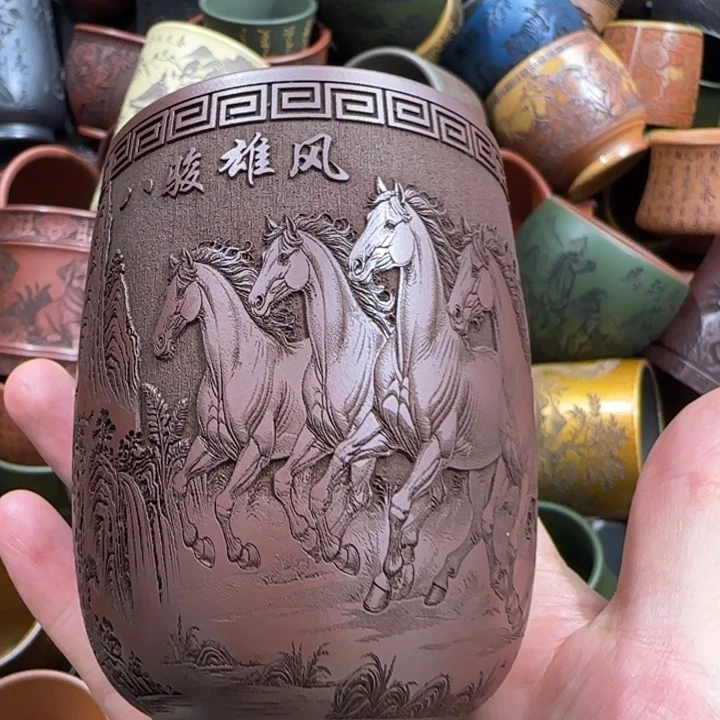 茶杯紫砂全手工紫砂