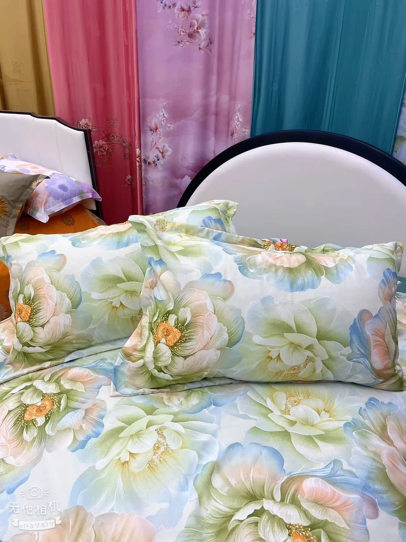 枕套一对加厚新疆长绒棉斜纹 柔软加密舒适透气【绿野仙踪】