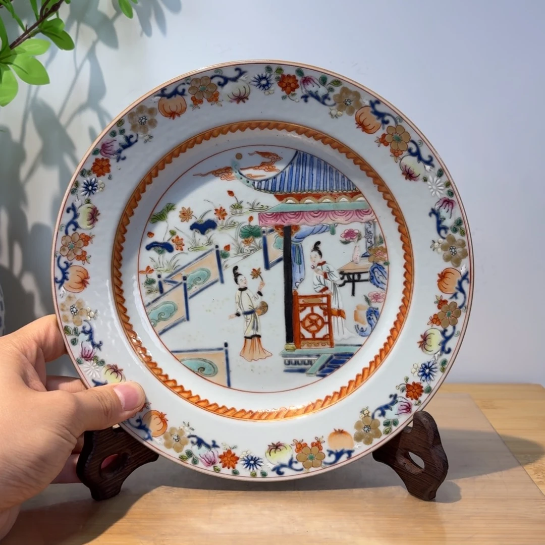 会***鱼摆件陶瓷器工艺品摆件青花