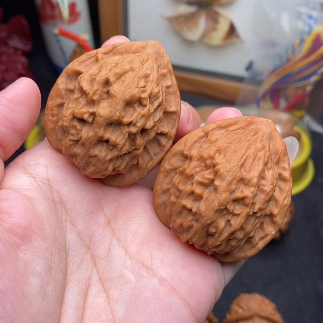 文玩核桃把件41大红袍