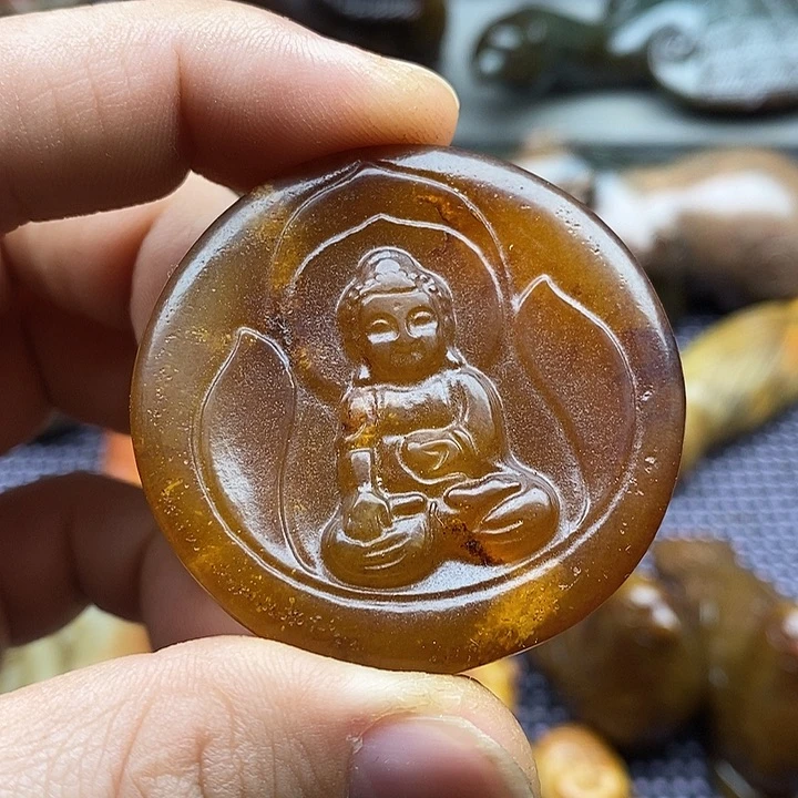 未镶嵌蛇纹石玉颈饰