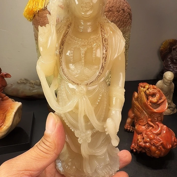 小***光寿山石寿山石工艺品摆件艺术