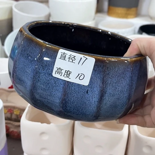 多肉绿植陶瓷花盆9.9包邮