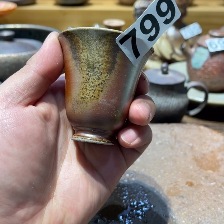 手工制作柴烧茶杯799