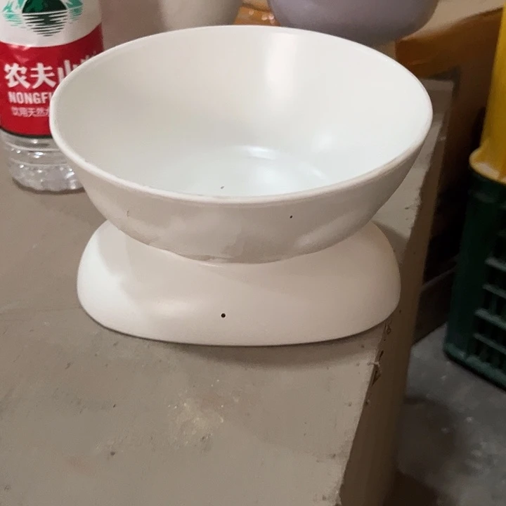 陶陶瓷白色高脚微瑕