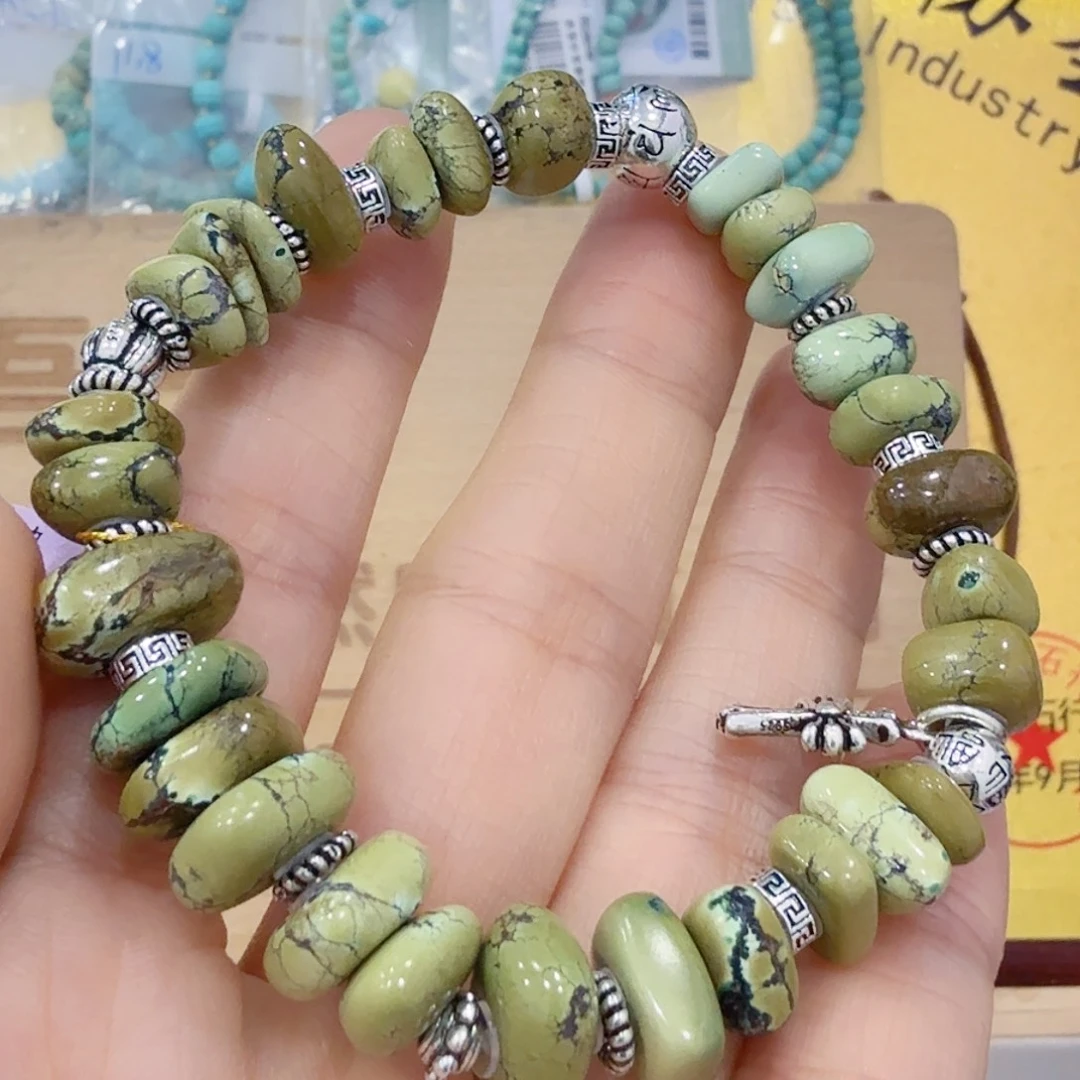 绿松石银S925镶嵌珠宝奇石