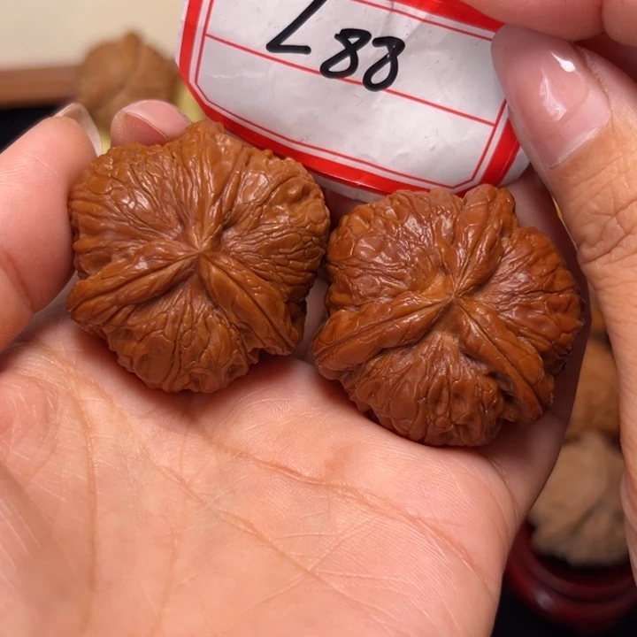 文玩核桃吊坠38.5粗筋元宝奔88