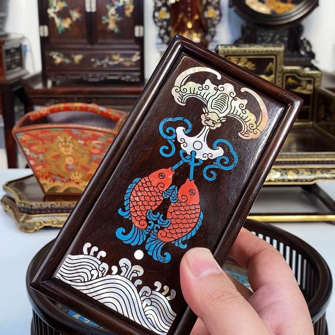 红酸枝木类成套家具大红酸枝盒子