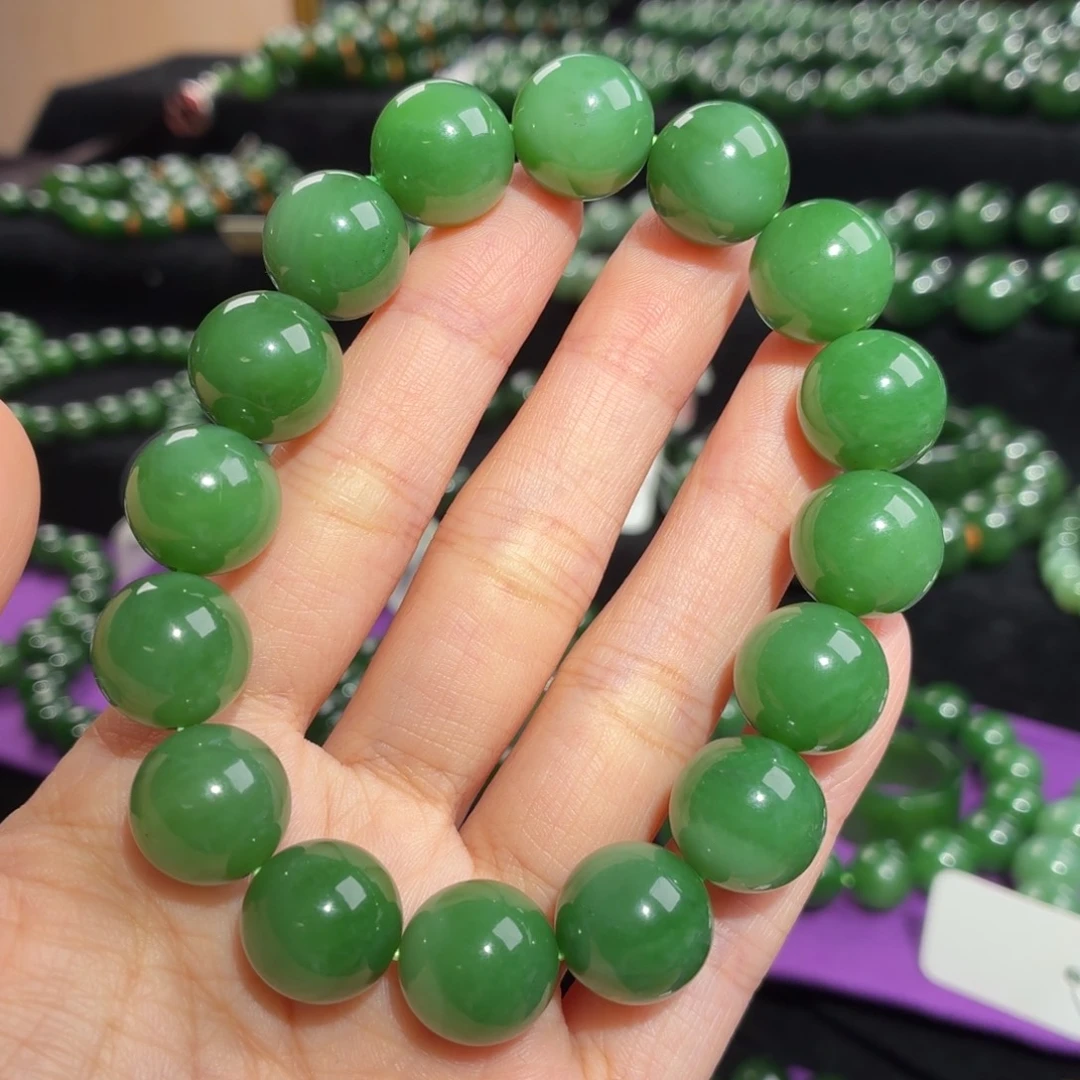 和田玉（碧玉）未镶嵌手串