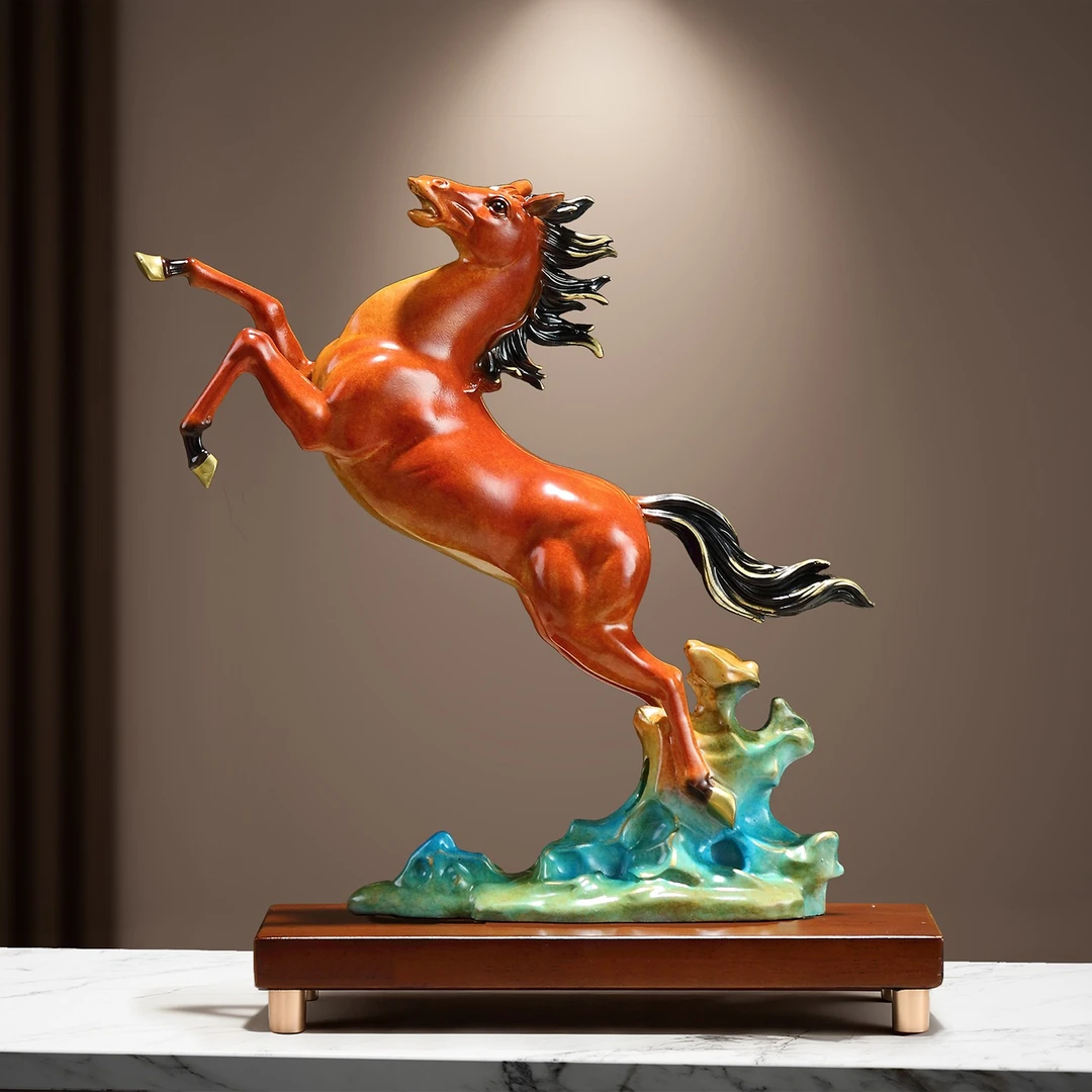 马到成功摆件铜马高端大气上档次领导老板办公室装饰公司开业礼品