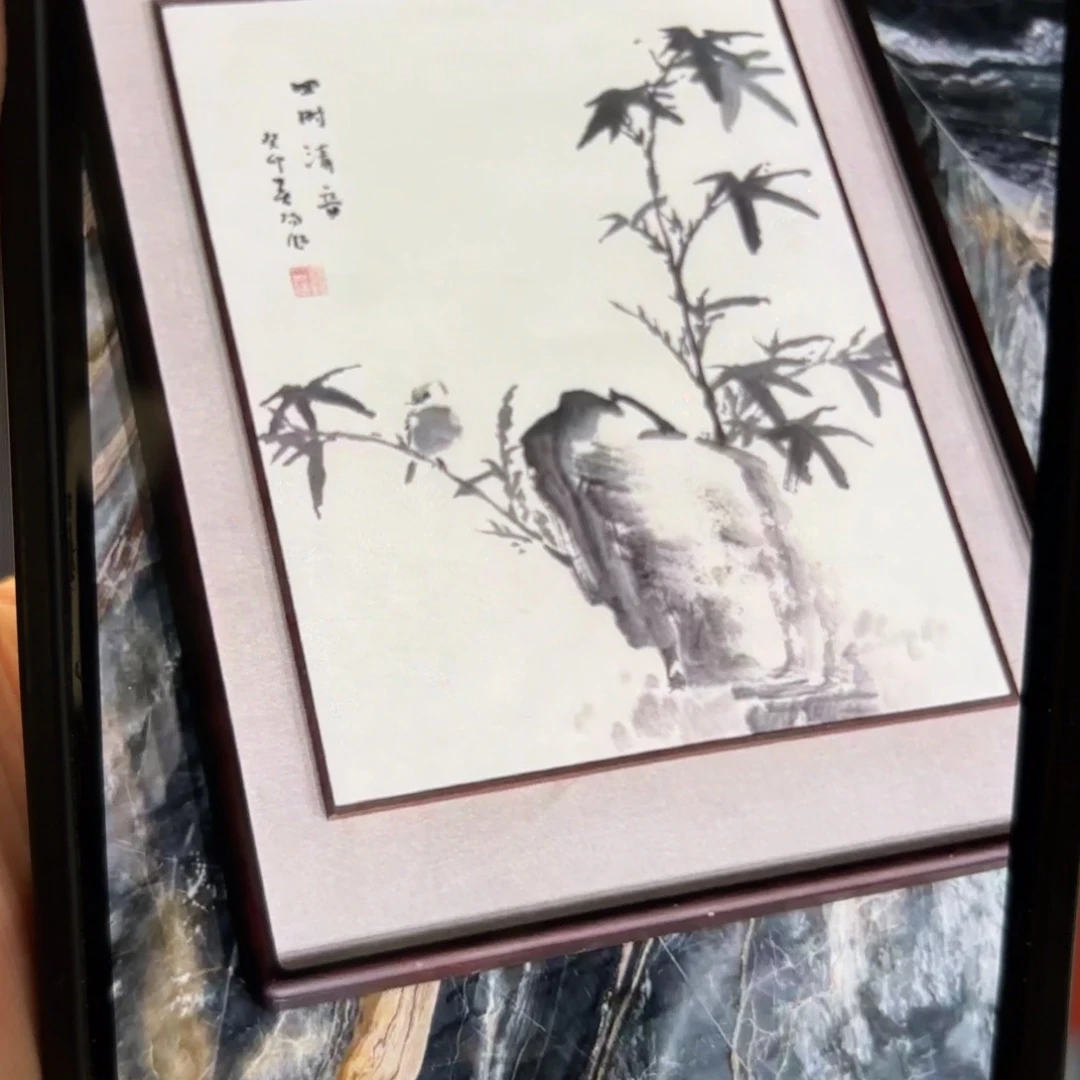 听***海横款精品书画作品