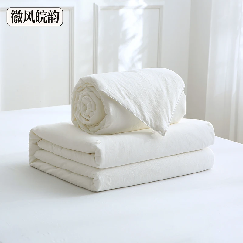 （崔万志20周年）徽风皖韵100%双宫茧桑蚕丝单被手工四季被