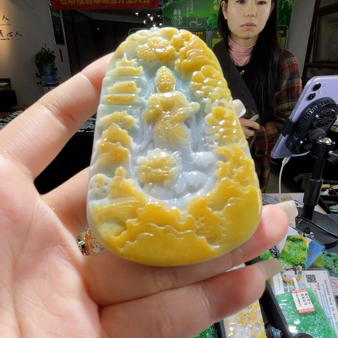 颈饰未镶嵌翡翠一