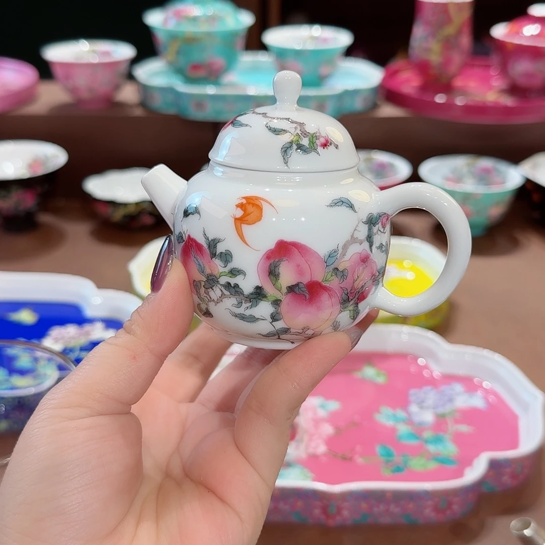 珐琅彩主人杯茶具套装