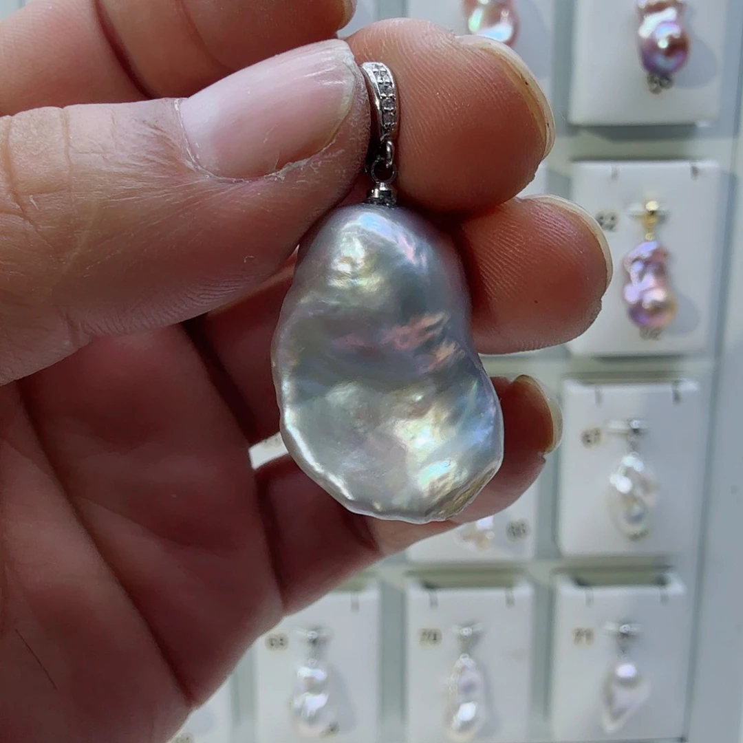 合金颈饰淡水珍珠