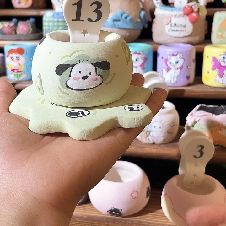 13……手工手绘花盆