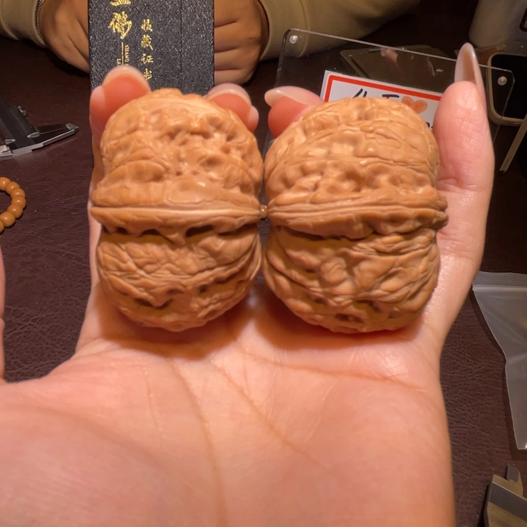 文玩核桃把件45平谷元宝全品