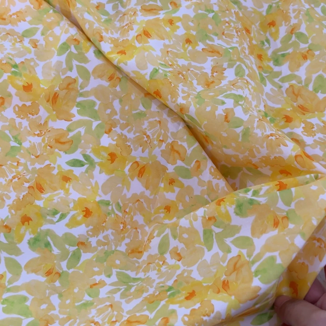 一米价纯棉府绸1.4米宽果子布地卷微暇