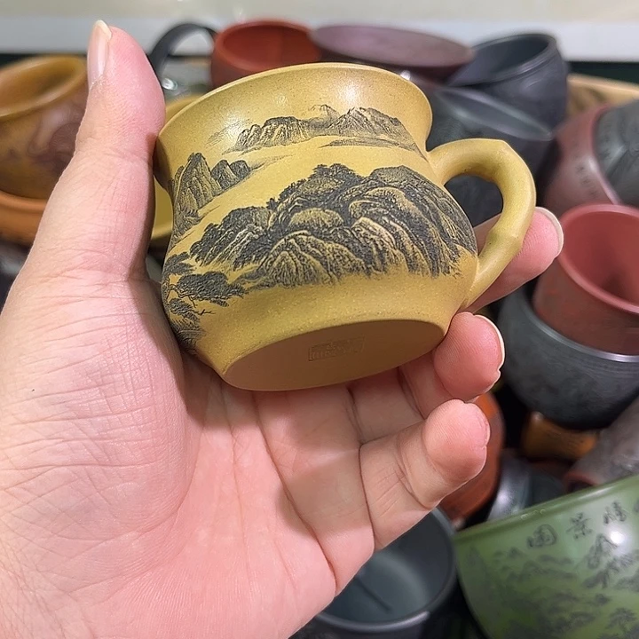 茶杯紫砂全手工紫砂主人杯