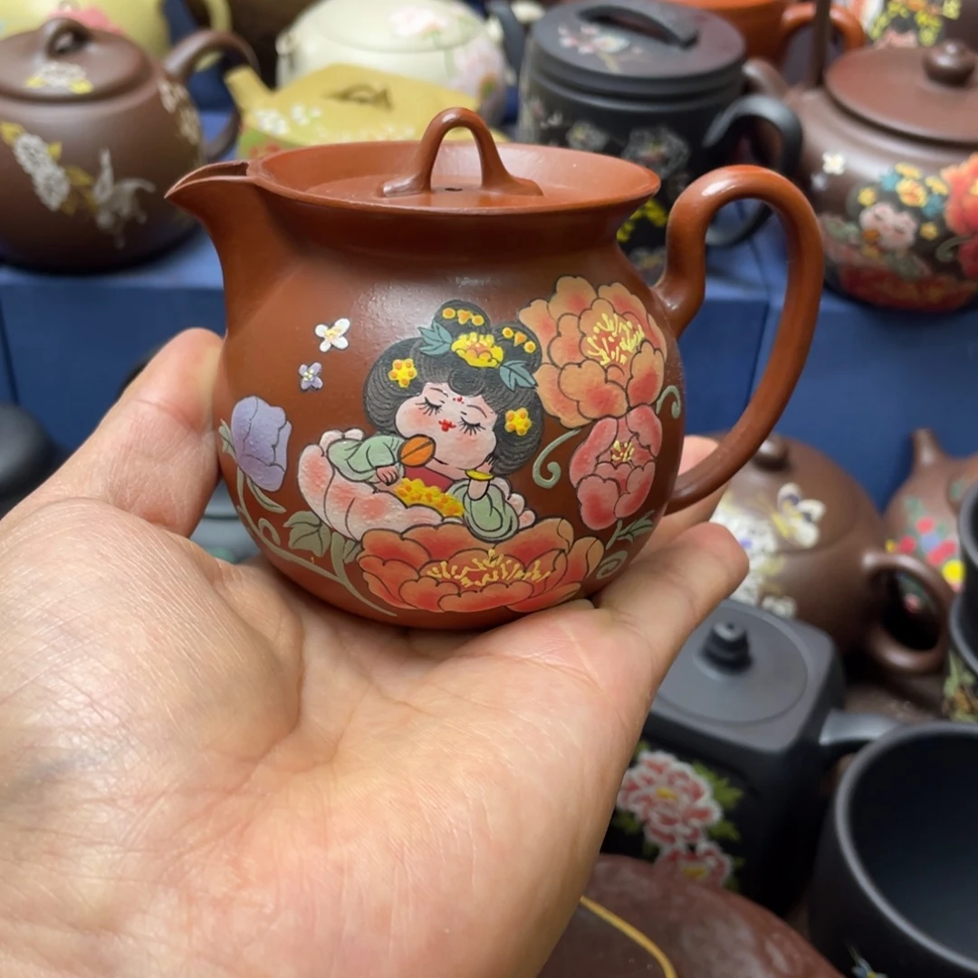 J***O茶杯红泥紫砂茶壶150cc