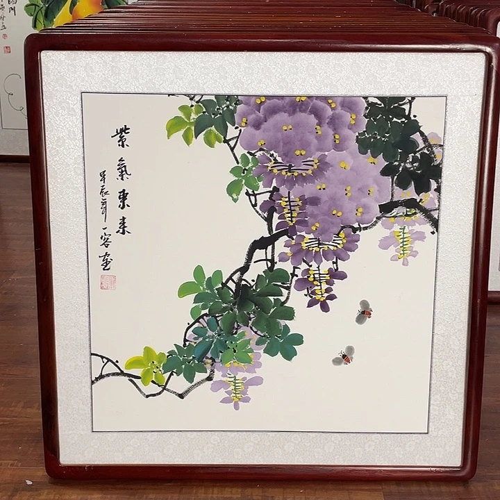 国画带框尺寸63*63厘米