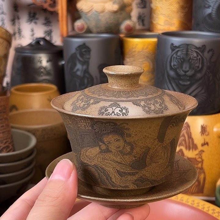 茶杯紫砂宜兴紫砂茶杯正品