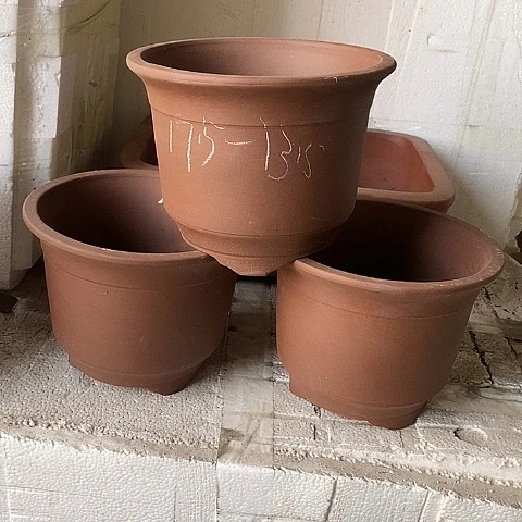 中国离心紫砂花盆，