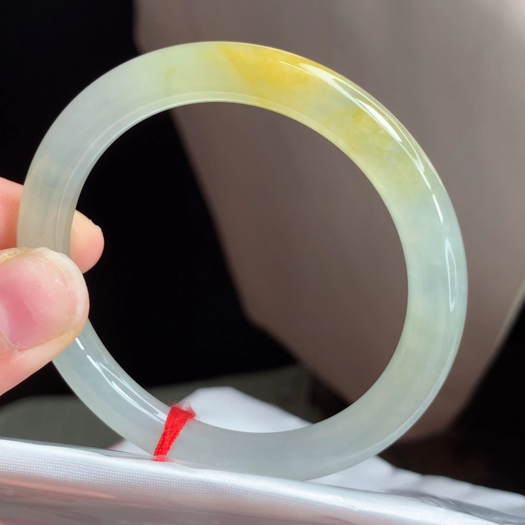 未镶嵌手镯翡翠，27号圆条