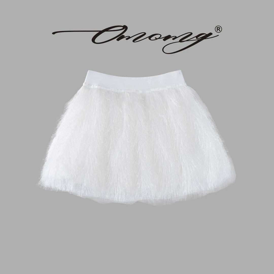 OMOMG25女童半裙洋气网纱裙百搭蓬蓬纱夏季时尚设计师款G5C052