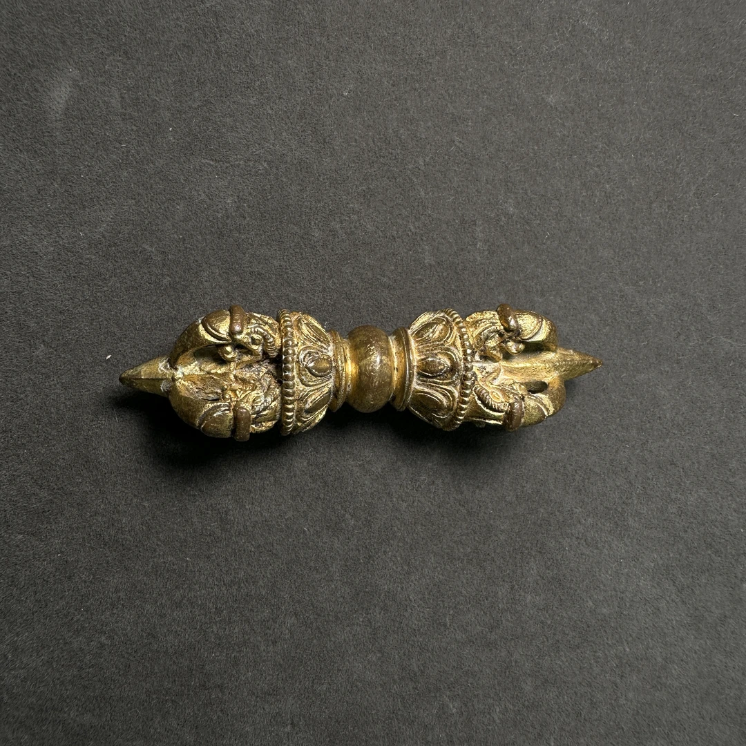 19世纪 铜鎏金金刚杵/HSZC/88547