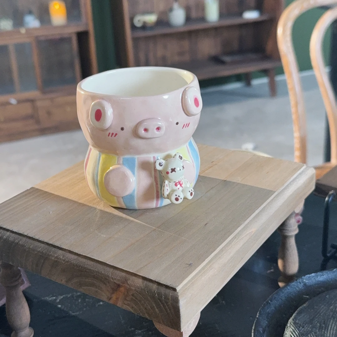 原来是泥手工创意杯2451