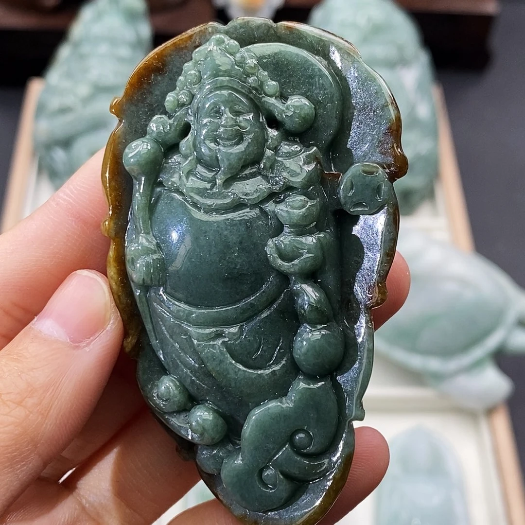 翡翠未镶嵌颈饰缅甸翡翠a货