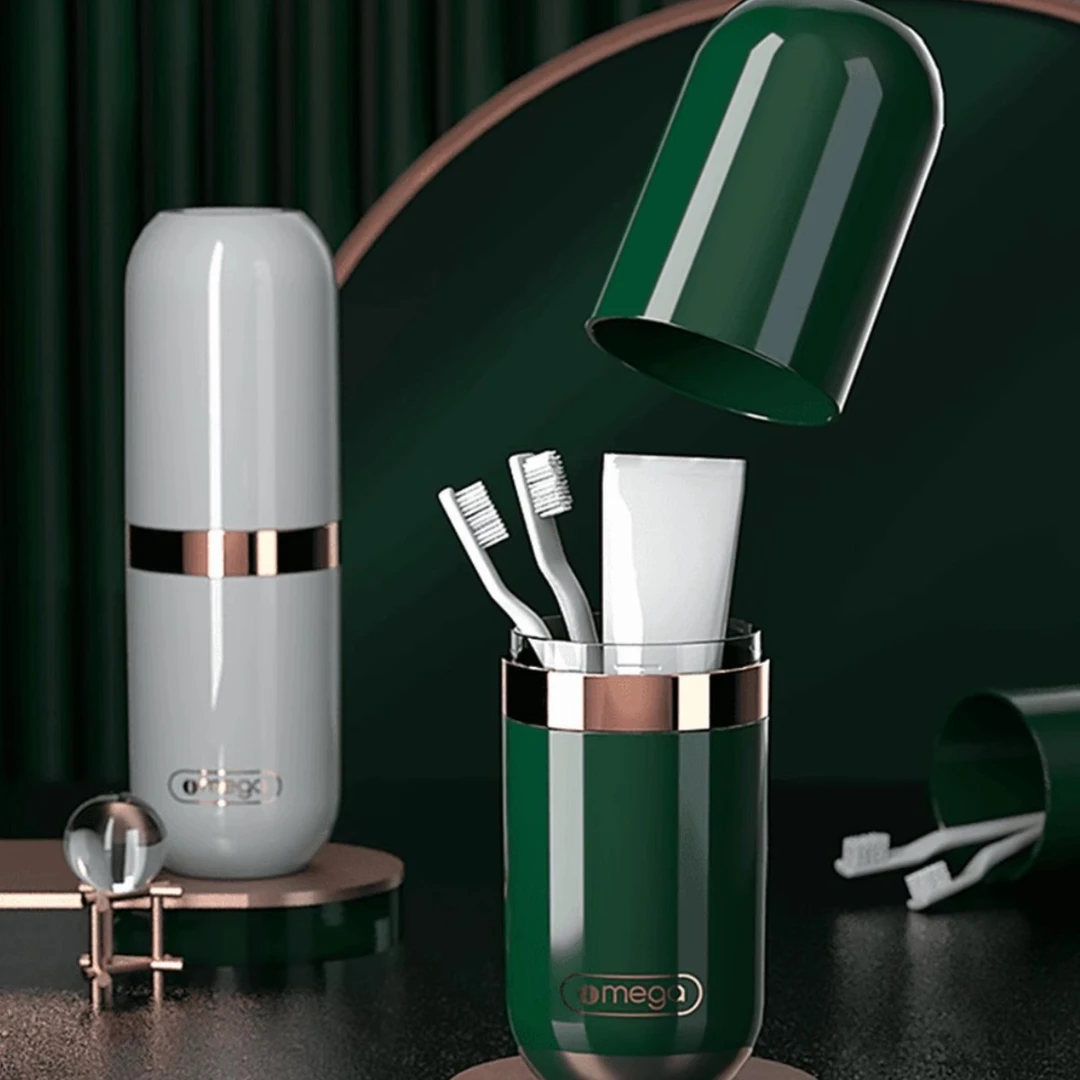 便携式牙具盒家用便捷旅游小型杯简约轻奢风通用有便携成人洗漱杯