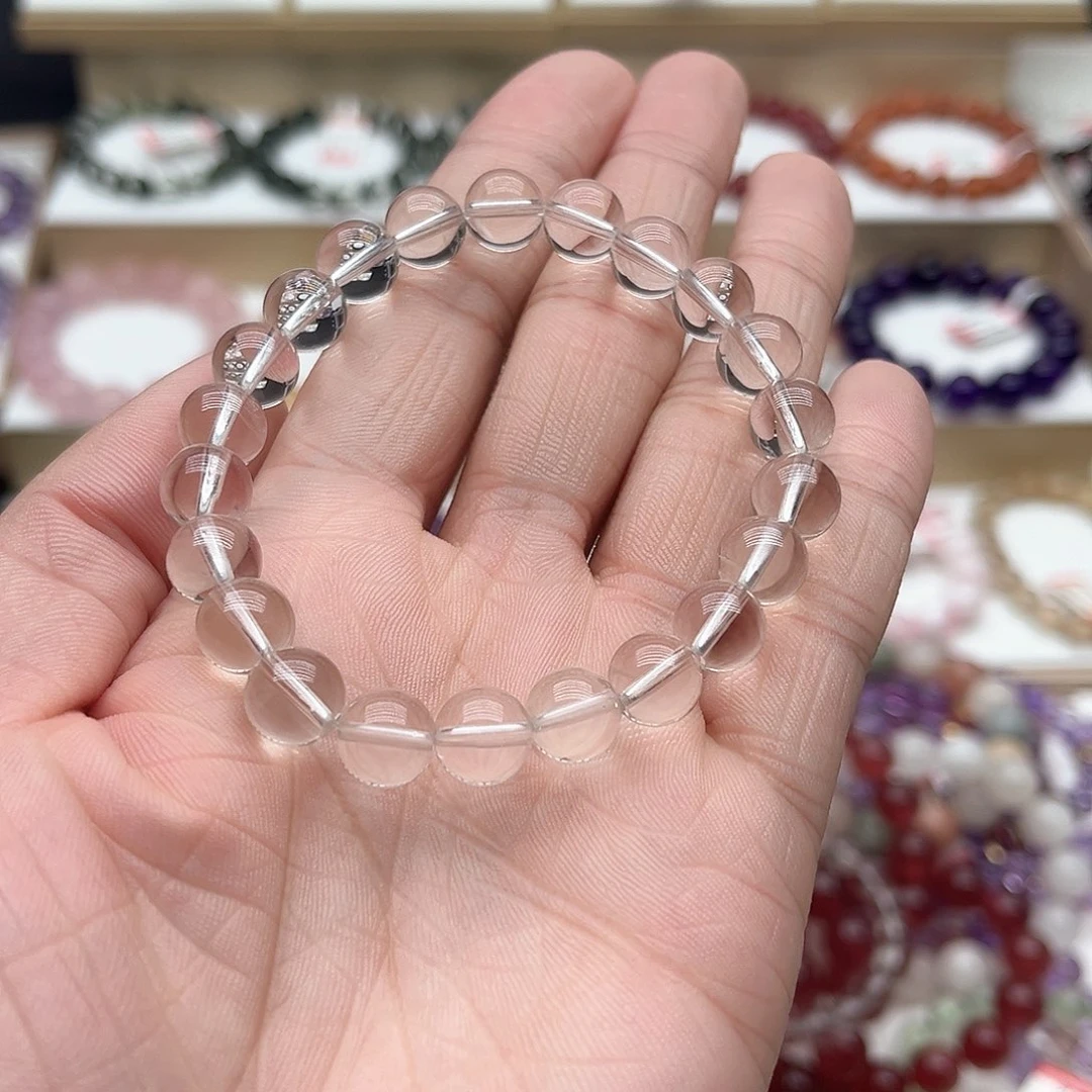 水晶手串未镶嵌白水晶手串