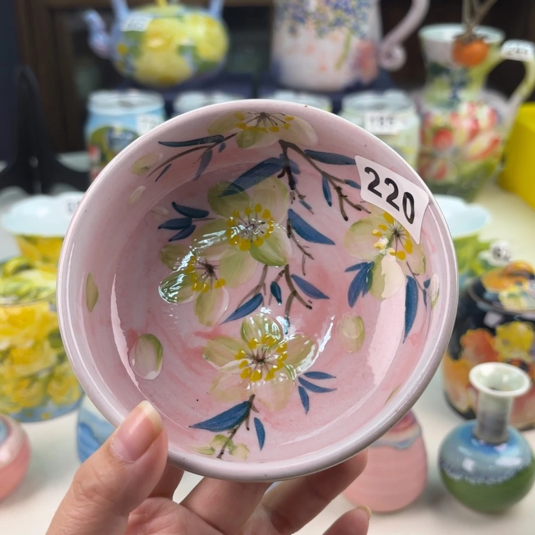 景德镇手绘高温釉下彩陶瓷茶具