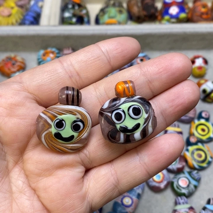 琉璃颈饰福利卡子2个069