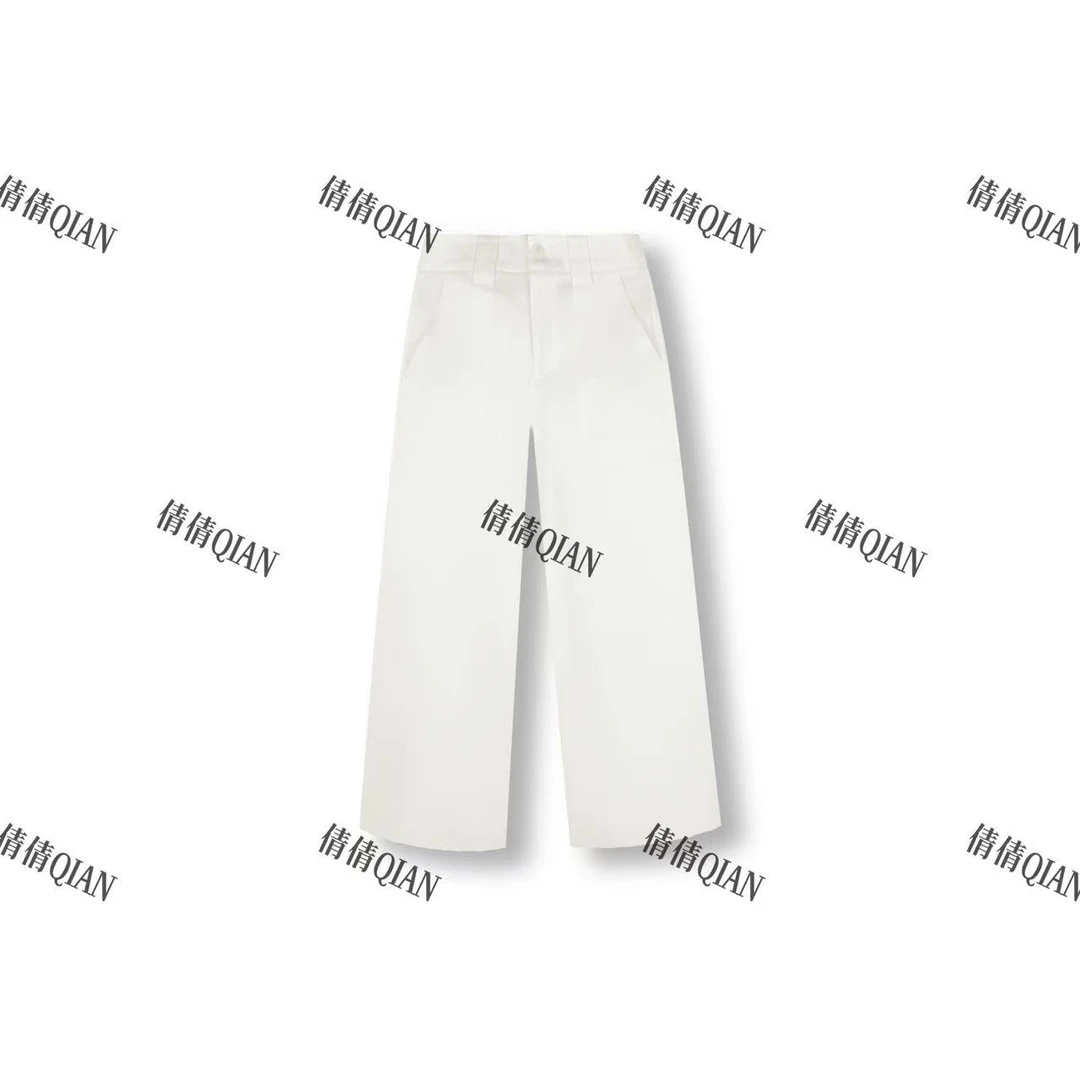 气质感高腰直筒西装裤百搭通勤风 【YA0208-694-594-596】