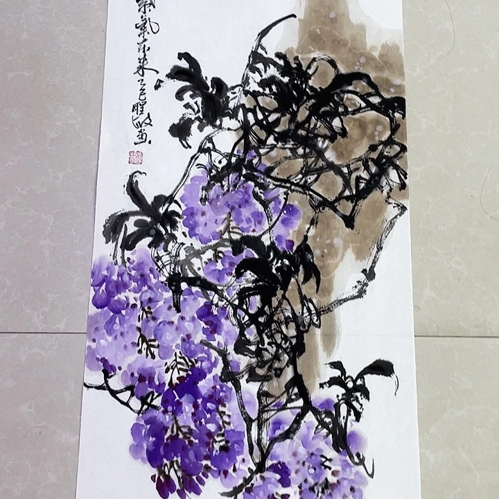 国画张圣敏先生纯手绘作品