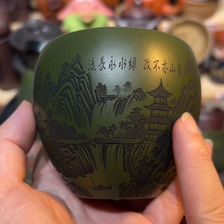 茶杯紫砂宜兴紫砂主人杯