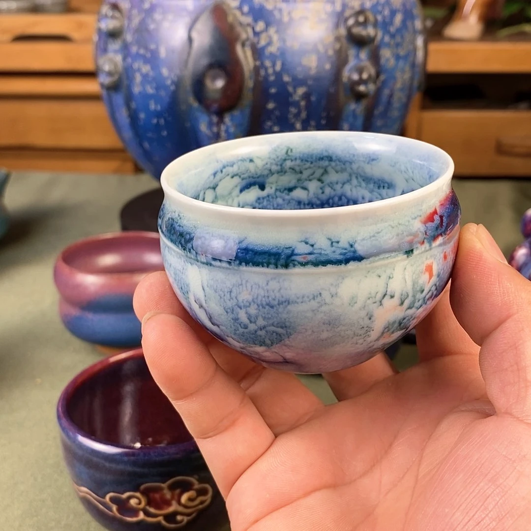 陶瓷缸杯水墨丹青