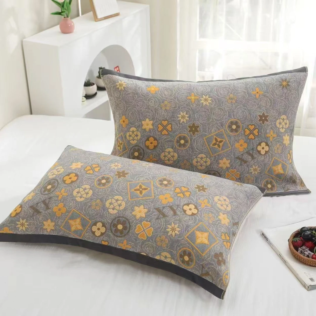 ~棉柔柔优选~52*78轻奢毯纱布枕巾